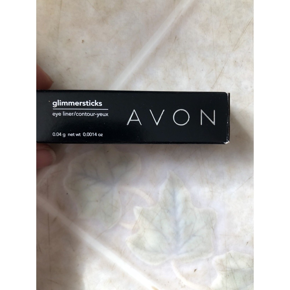 new in box Avon Saturn Grey Glimmersticks Eye Liner New‎ mini .04g